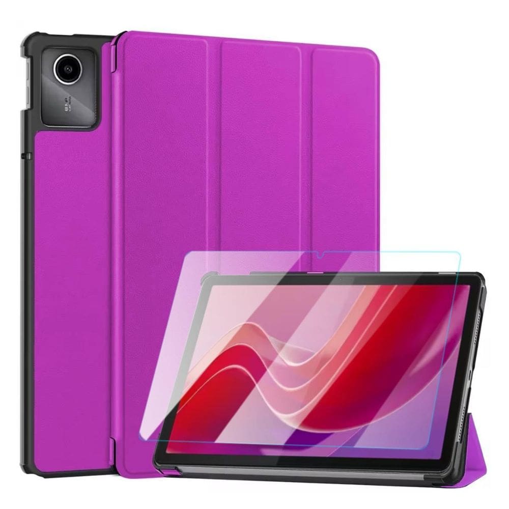 Capinha Magnética Couro Para Lenovo Tab M11 Tb330 + Película