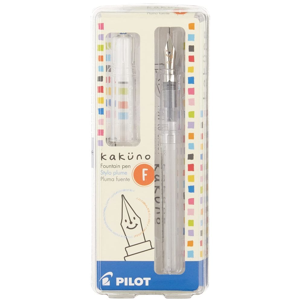 Caneta-tinteiro PILOT Kakuno Clear Barrel Fine Nib (10819)