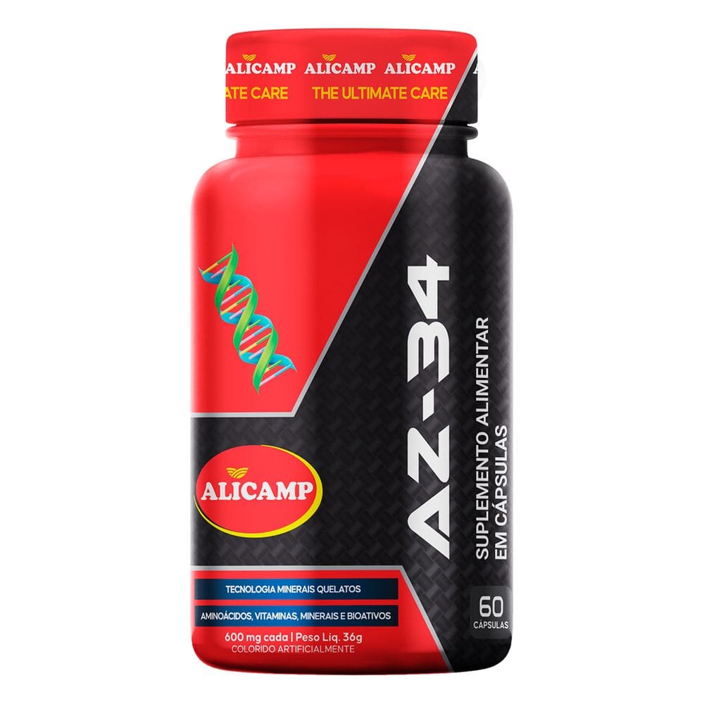 Multivitamínico Alicamp Az 34 60 Caps