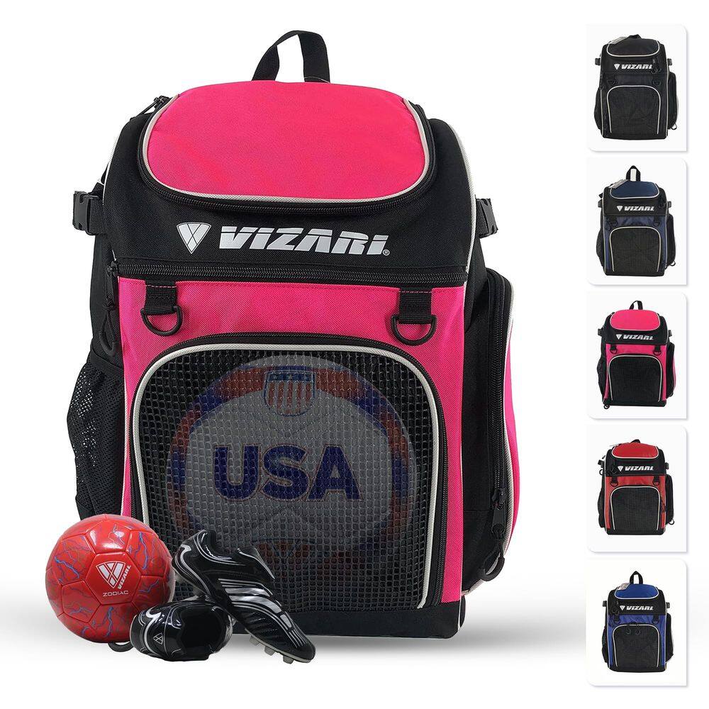Mochila de futebol Vizari com compartimento para bolas para adultos