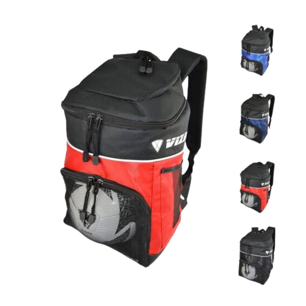Mochila de futebol Vizari com compartimento de bola para adultos e adolescentes