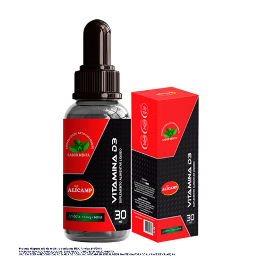 Vitamina D3 Alicamp Em Gotas 30Ml