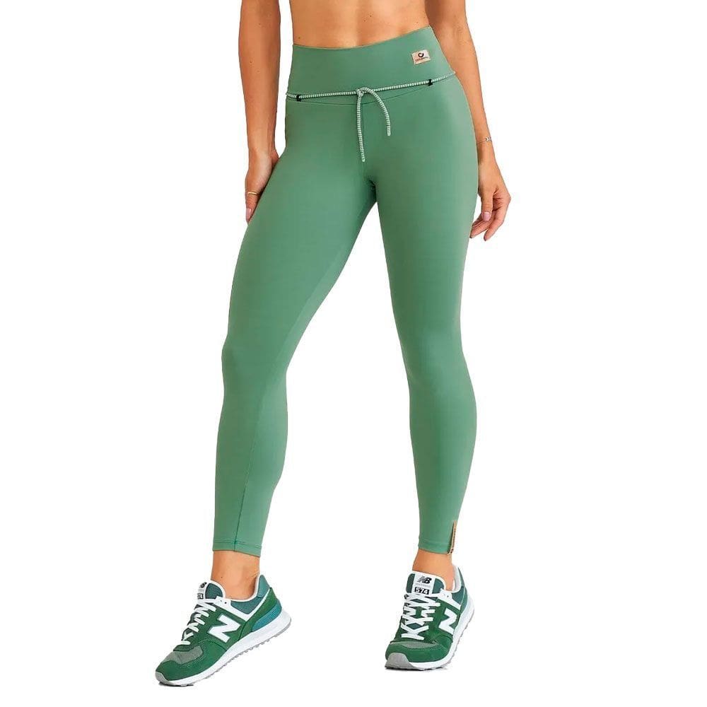 Calça Legging Caju Barsil Nakay Com Cadarco Verde Feminino