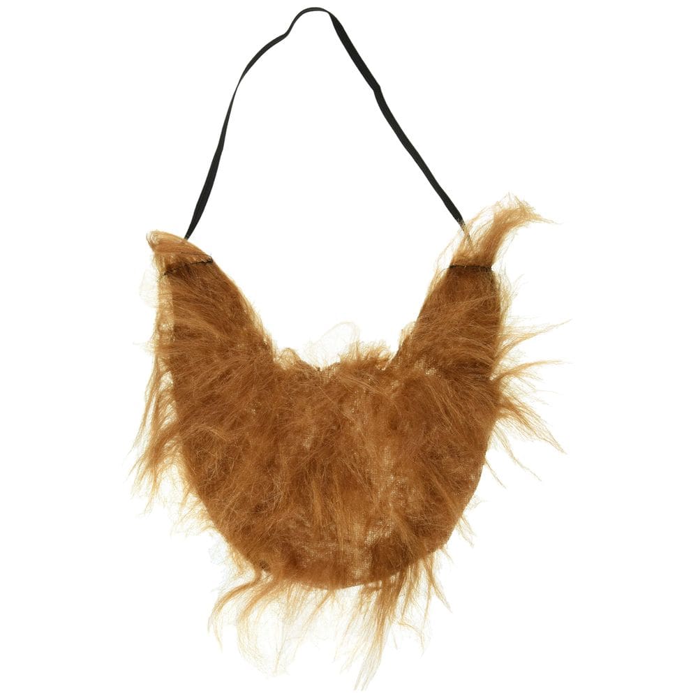 Tecido peludo acrílico Novelty Beard Beistle Brown