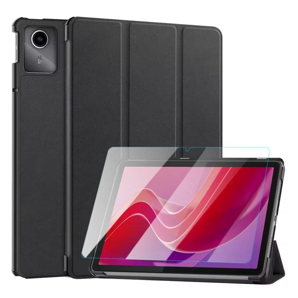 Capinha Magnética Couro Para Lenovo Tab M11 Tb330 + Película