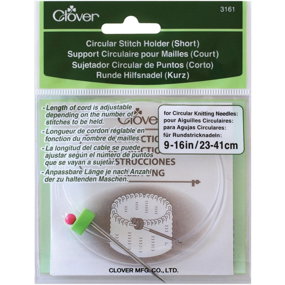 Suporte circular de ponto curto Clover 3161, 23 a 41 cm
