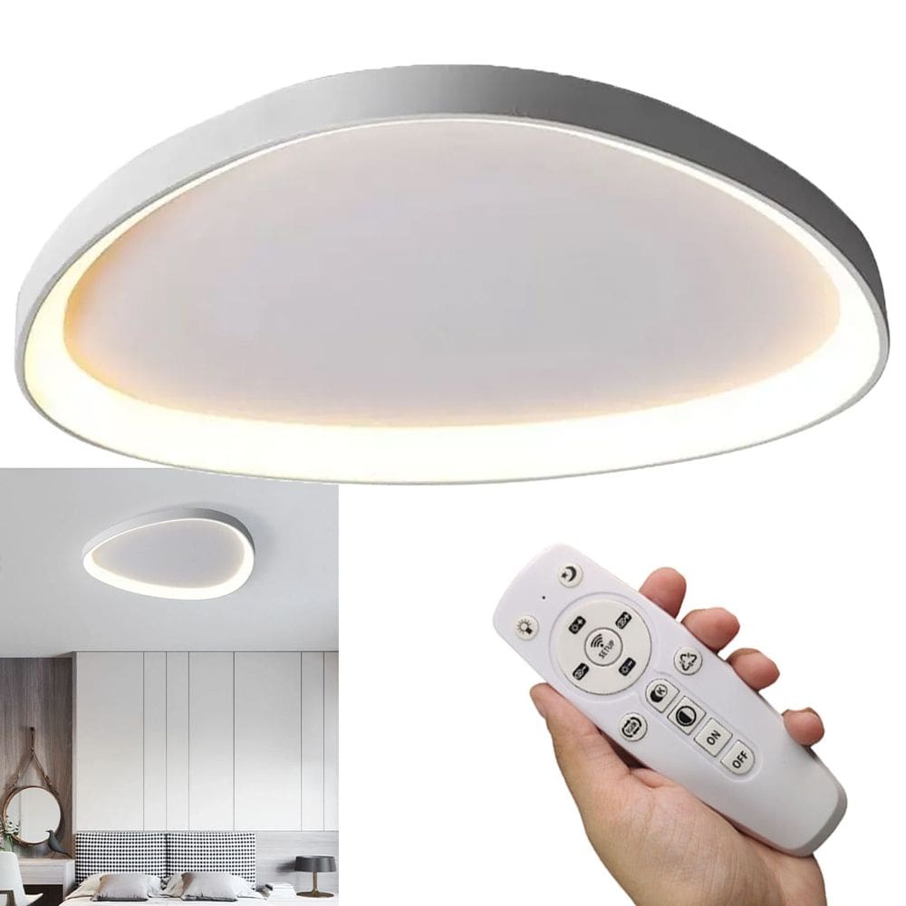 Luminaria Paflon Led 3 Em 1 Sobrepor Controle Remoto Ajustavel Teto Decorativo Iluminaçao
