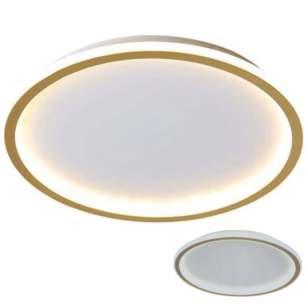 Lustre Plafon LED 3 em 1 Iluminaçao Minimalista Casa Quarto Sala de Estar Jantar Ambiente Recepçao Residencial Comercial Elegante Moderno