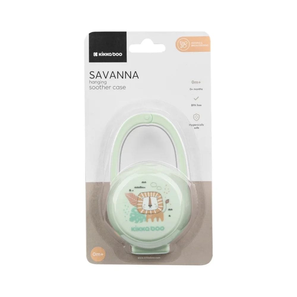 Porta Chupeta Savanna Mint Leão - Kikkaboo