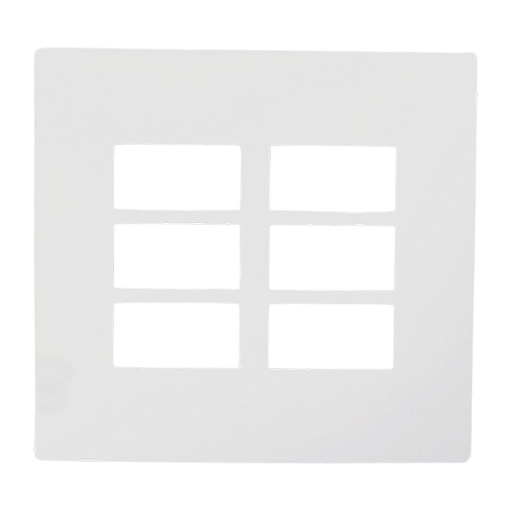 Placa 4X4 6 Módulos Com Suporte Branco I9 97090 Ilumi