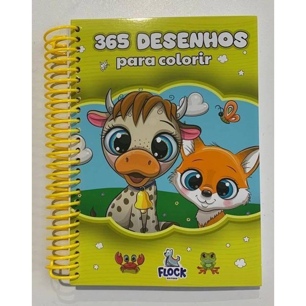 Livro 365 Desenhos Para Colorir - Flock Editora