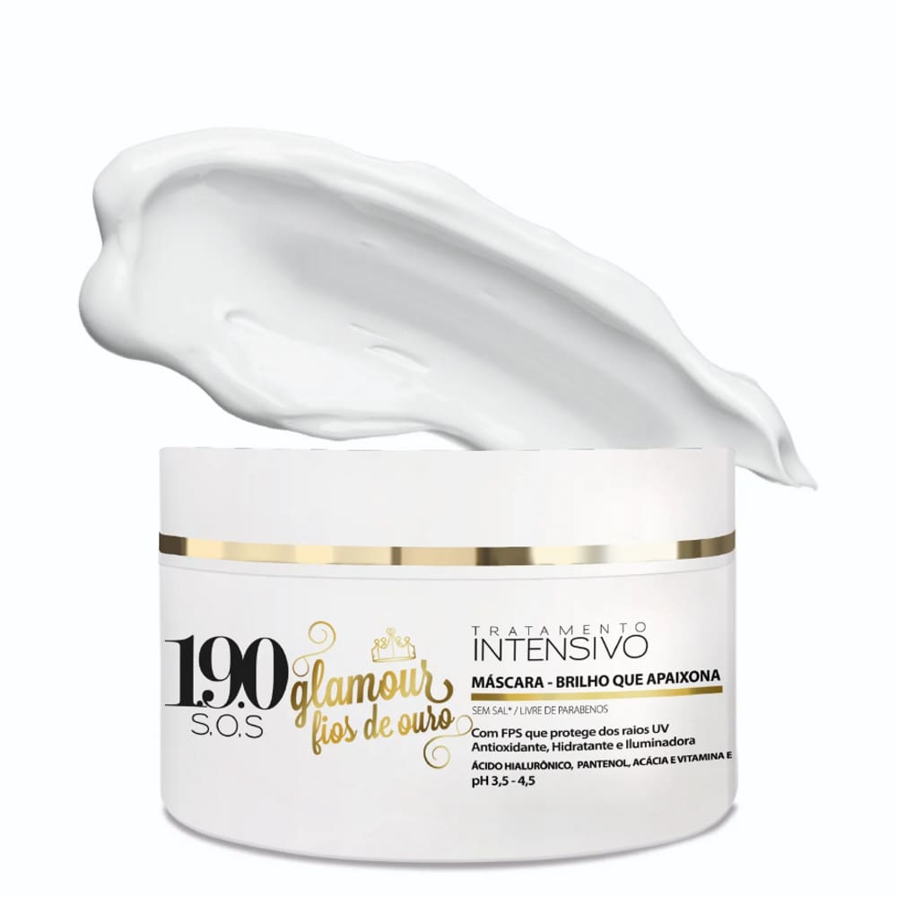 Mascara Glamour fios de ouro 300ml - 190 Terapia Capilar