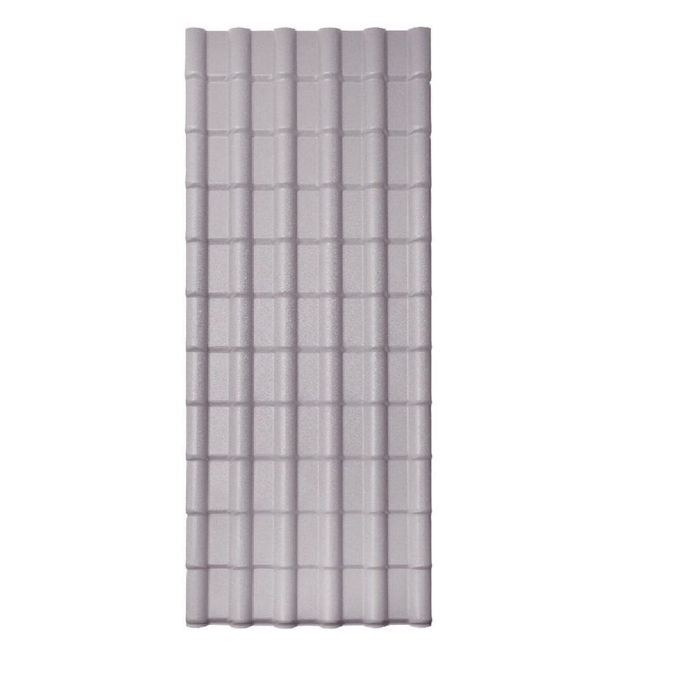 Telha Pvc Plan Sul 242 X 88cm 6 Ondas Lux Telhas Cinza
