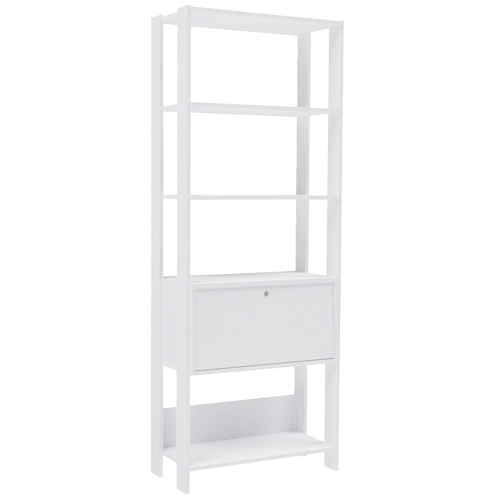 Estante Livreiro 1 Porta 166X63 cm Branco ARLY