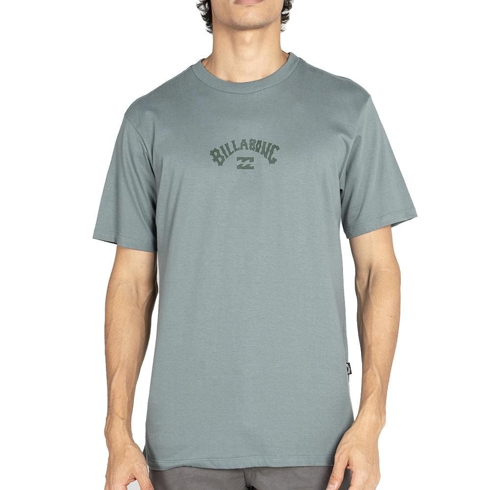 Camiseta Billabong Mid Arch WT25 Masculina Verde Escuro