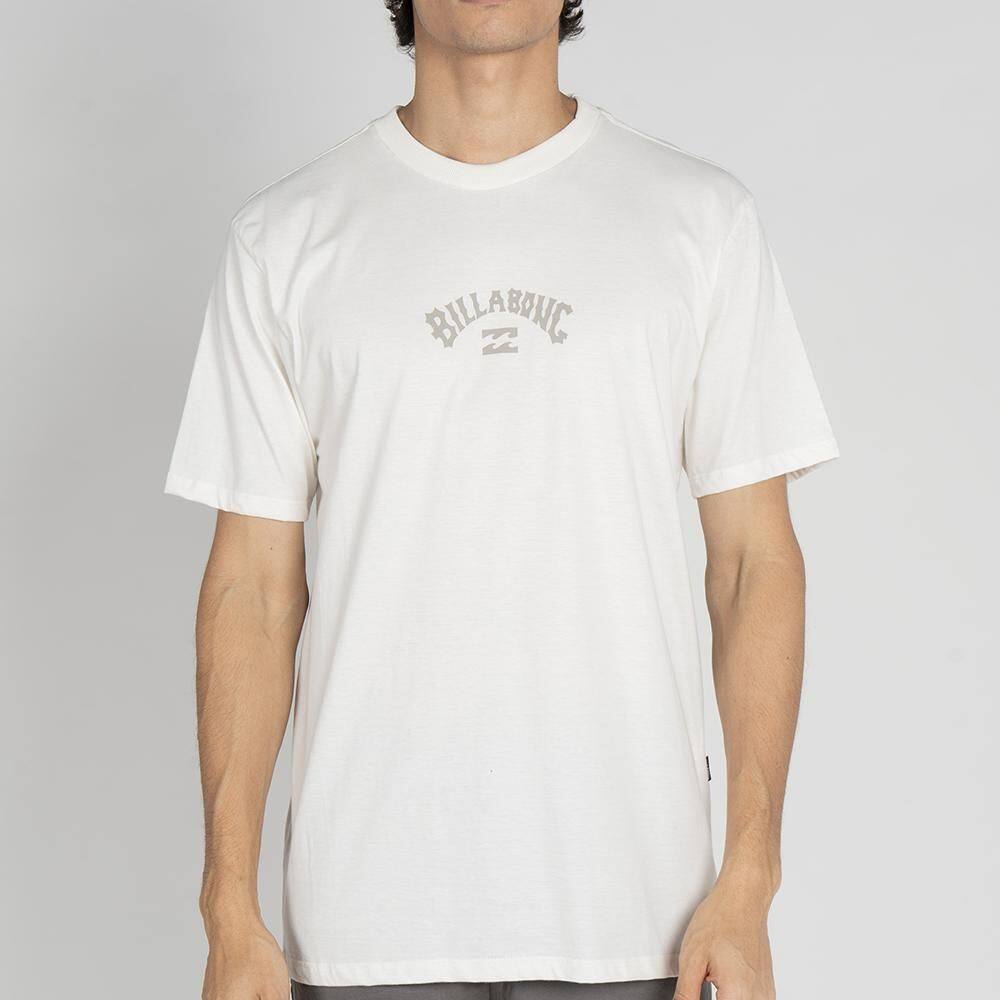 Camiseta Billabong Mid Arch WT25 Masculina Off White