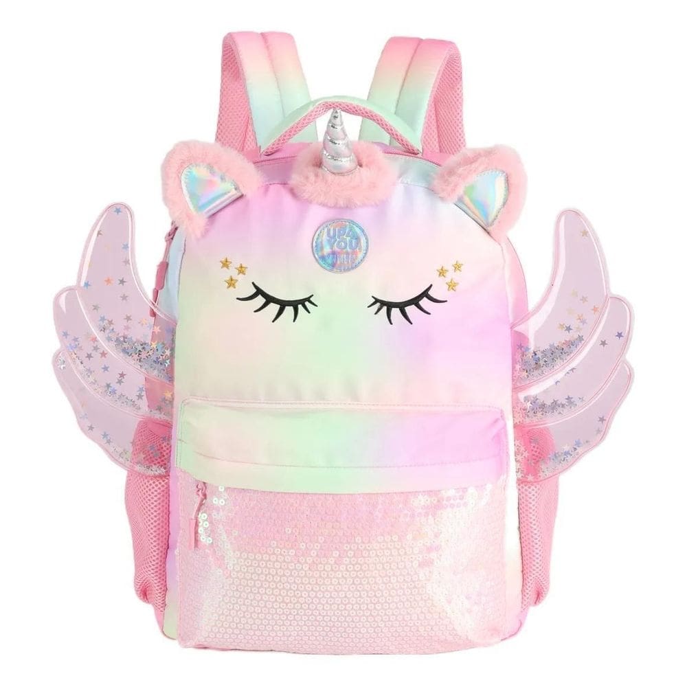 Mochila Costas Infantil Meninas Up4you Unicórnio Pink