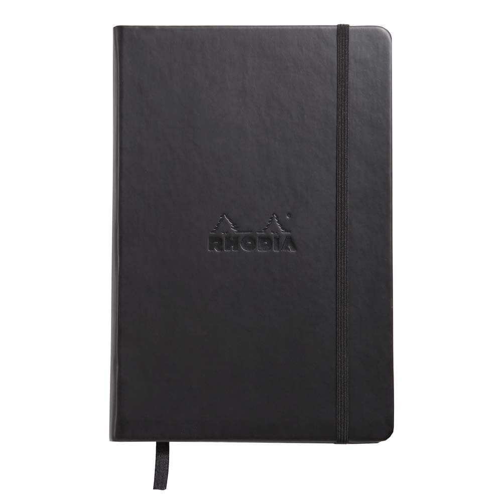Caderno Rhodia Webnotebook A5 revestido de preto