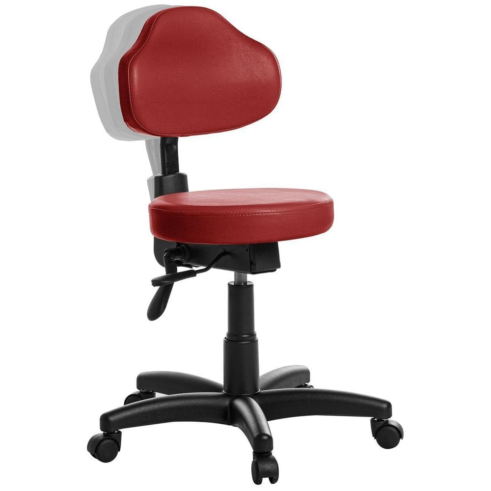Cadeira Mocho Plus Ergonômica Rv Vermelho
