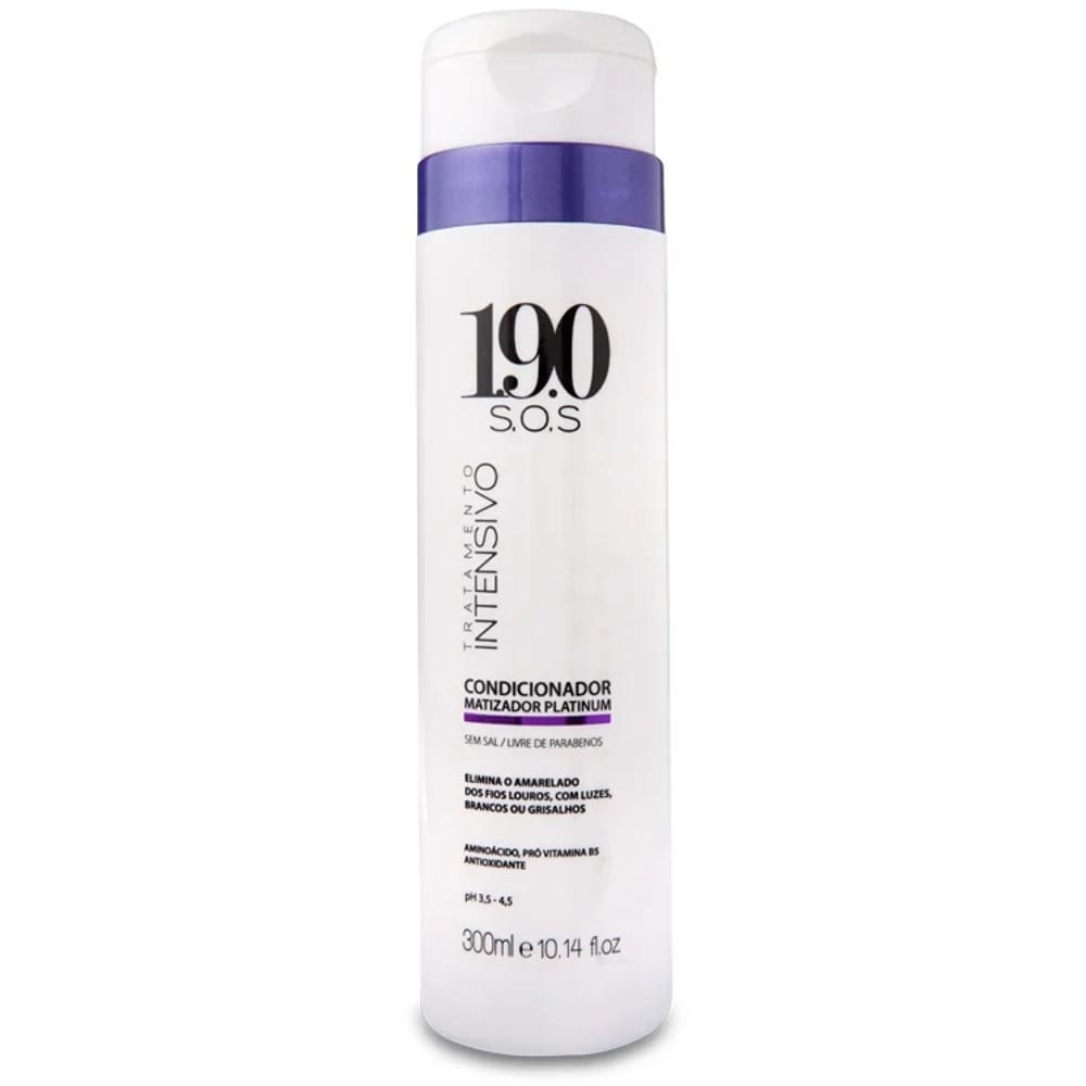 Condicionador Matizador Platinum 300ml - 190 Terapia Capilar