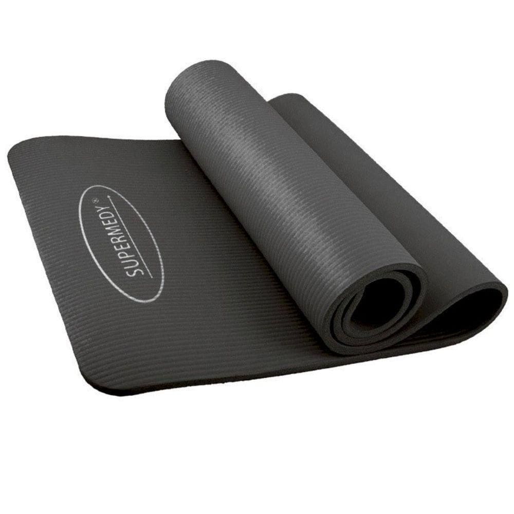 Tapete De Yoga E Exercicios Preto Supermedy