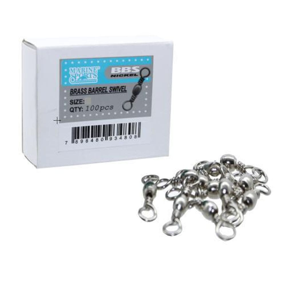 Kit 100 Girador Marine Sports Distorcedor Pesca N-3 2,7Cm