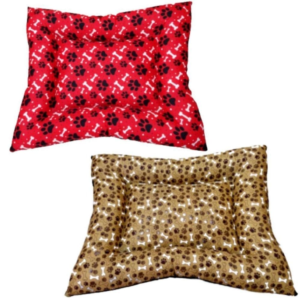 Kit 2 Almofadões Nica Premium - Almofadas Vermelha E Marrom