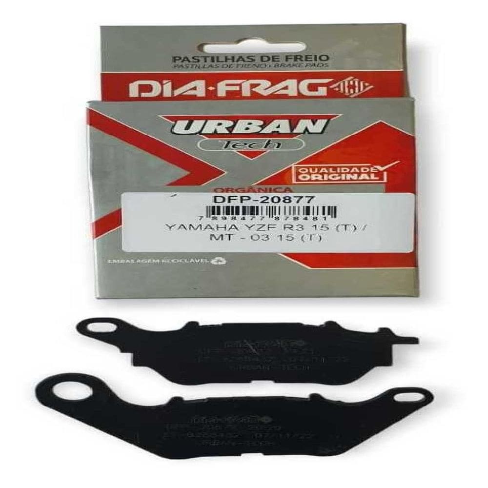 Pastilha De Freio Traseira Mt03 Yzf R3 320