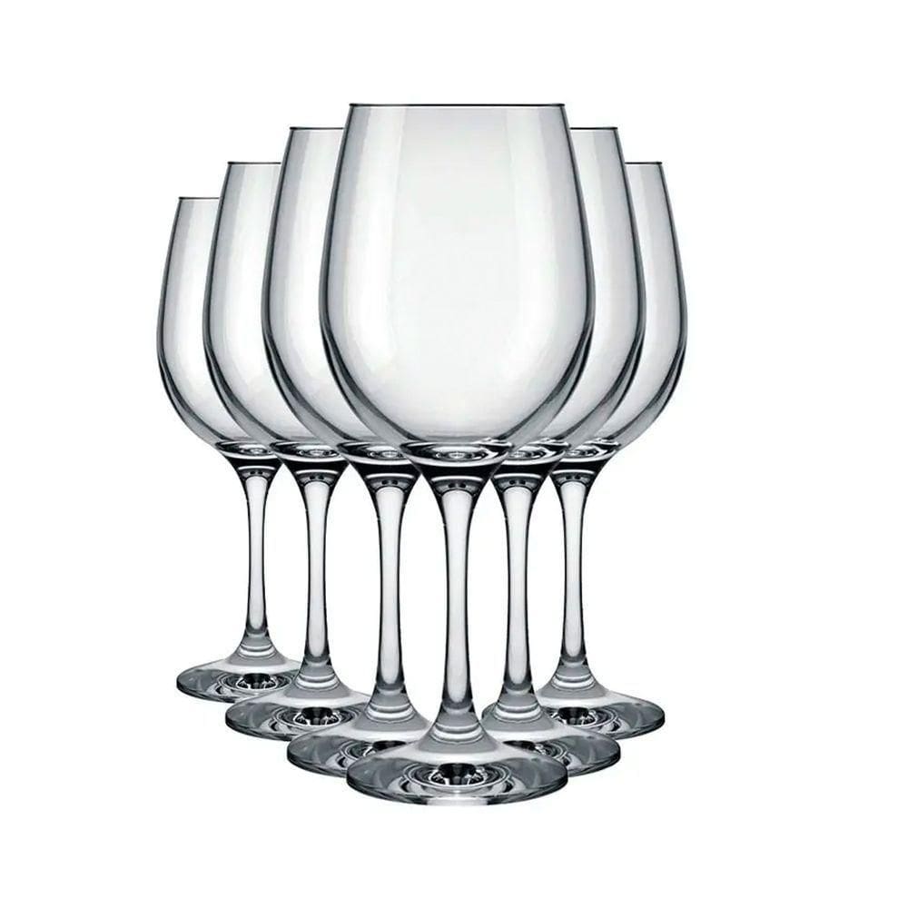 Taças Para água E Vinho Barone 490ml 6 Unidades - Nadir 7056
