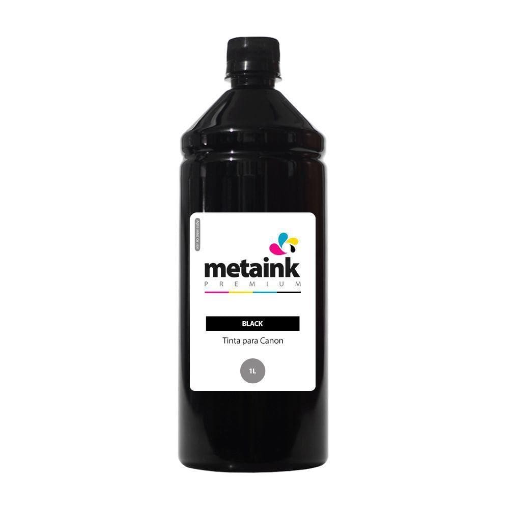Tinta Para Canon Universal Black 1 Litro Corante Metaink
