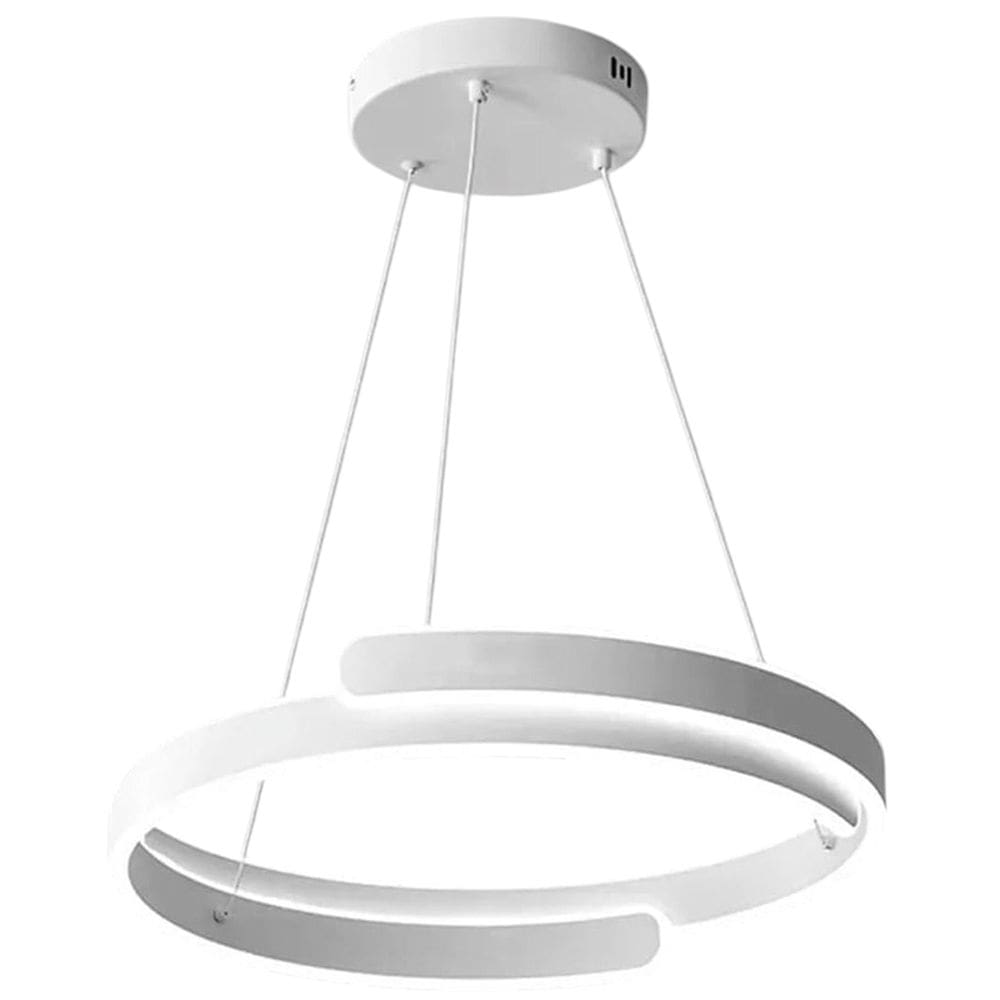 Lustre Pendente Luminaria Plafon LED 3 em 1 Decoraçao Sala de Estar Recepçao Ambiente Luxo Residencial Comercial Moderno
