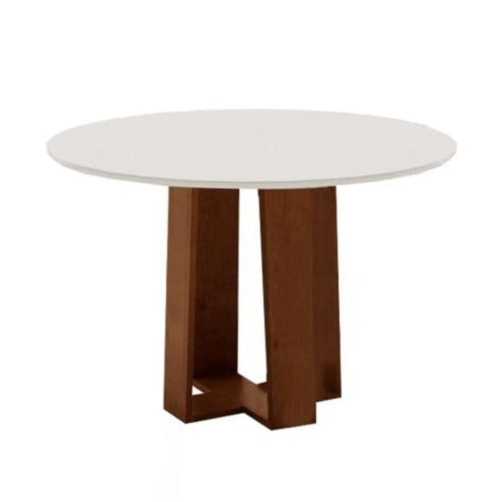 Mesa Redonda Dobuê Athenas Cedro / Off White Cedro / Off White