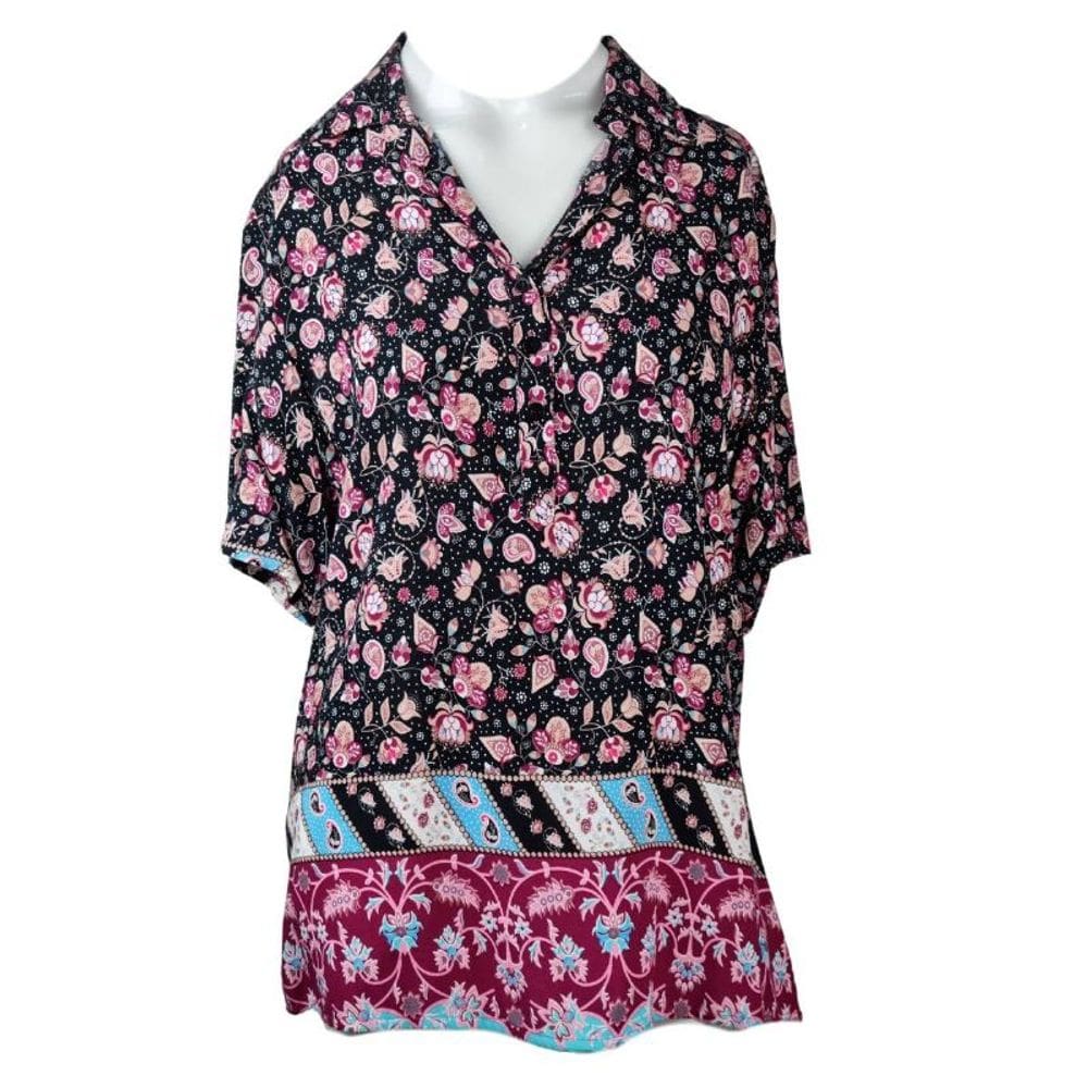 Camisete Feminino Doce Brisa Preto Estampado