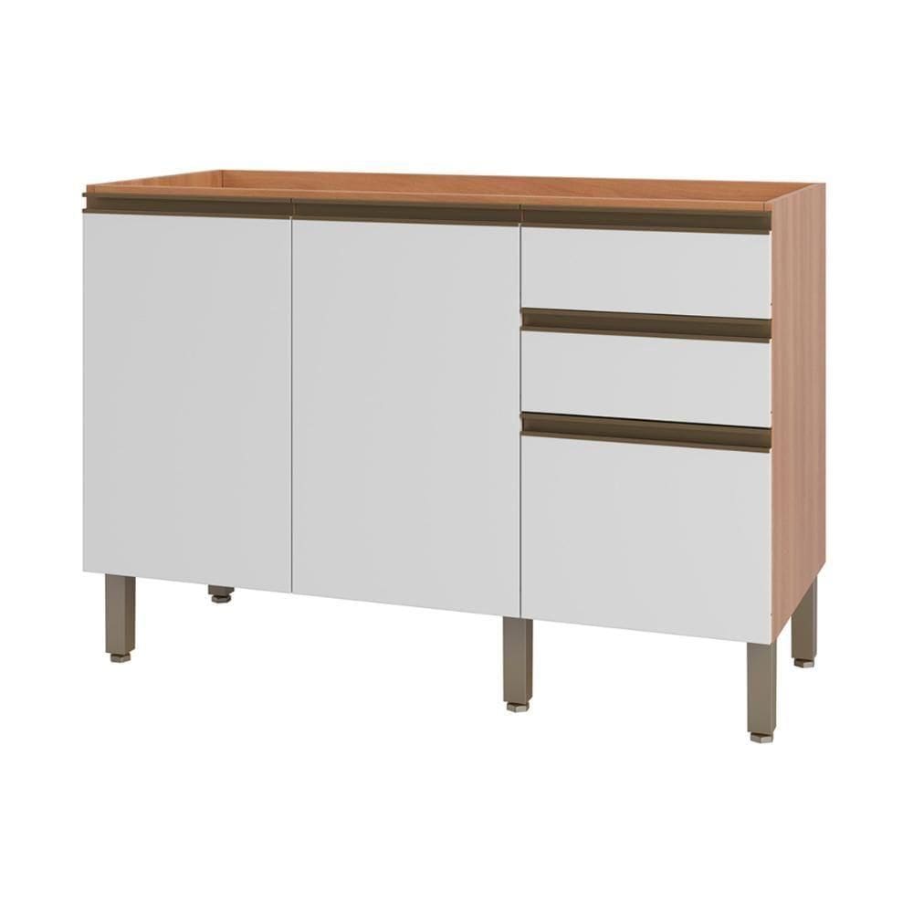 Balcão De Cozinha Gabinete Pia 120cm Multimóveis