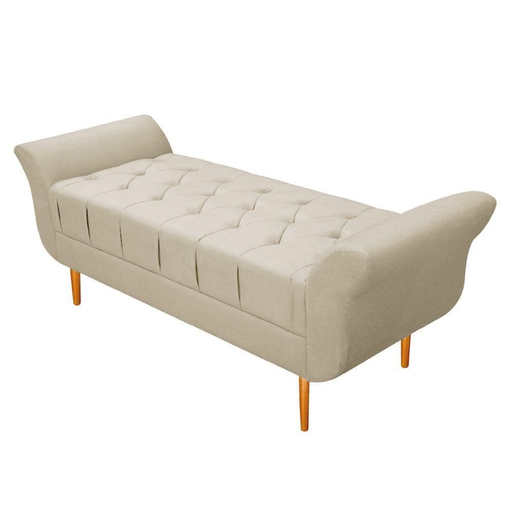 Recamier Ari 90 Cm Solteiro Corano Bege