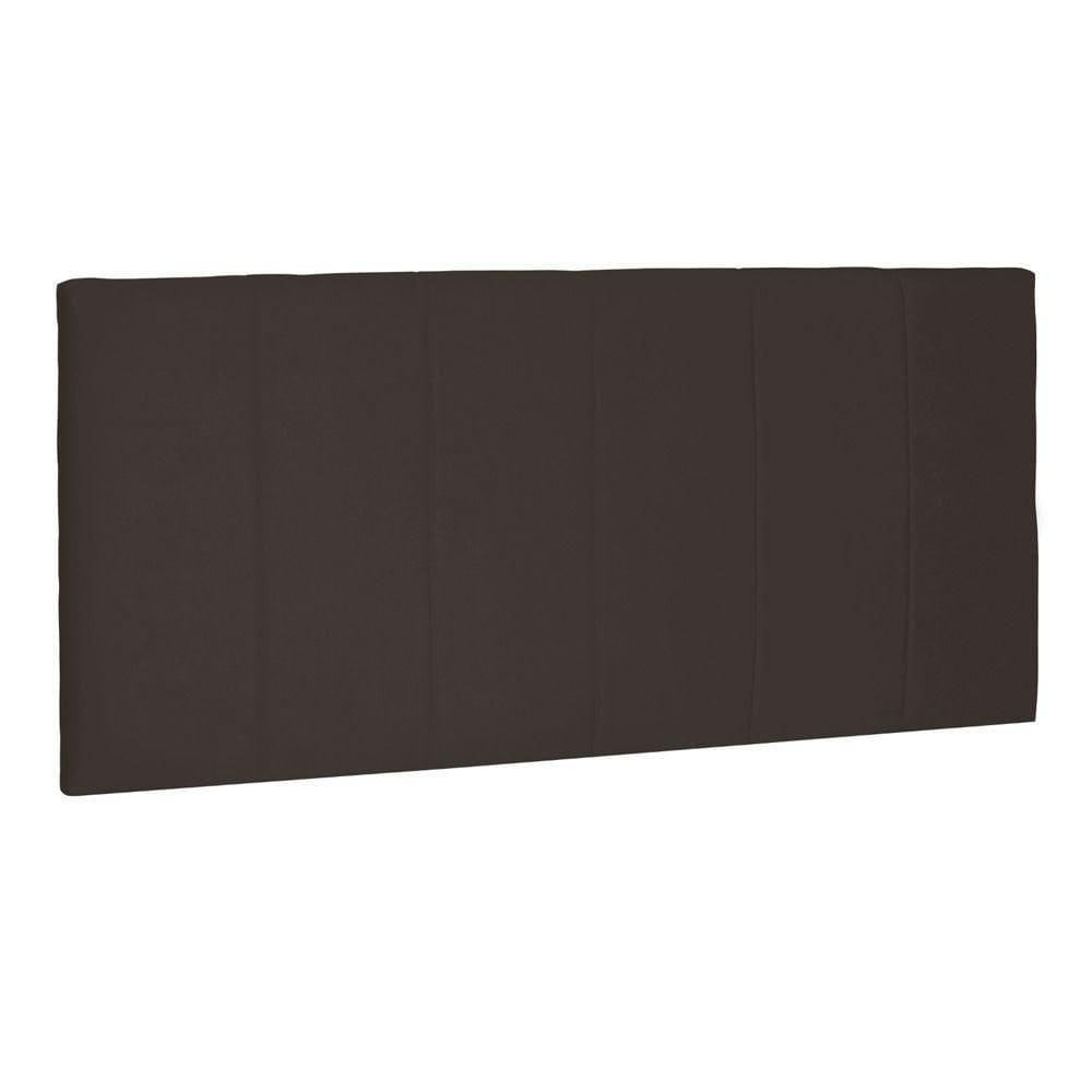Cabeceira Painel Estofada Box Casal Ravenna 140cm Café