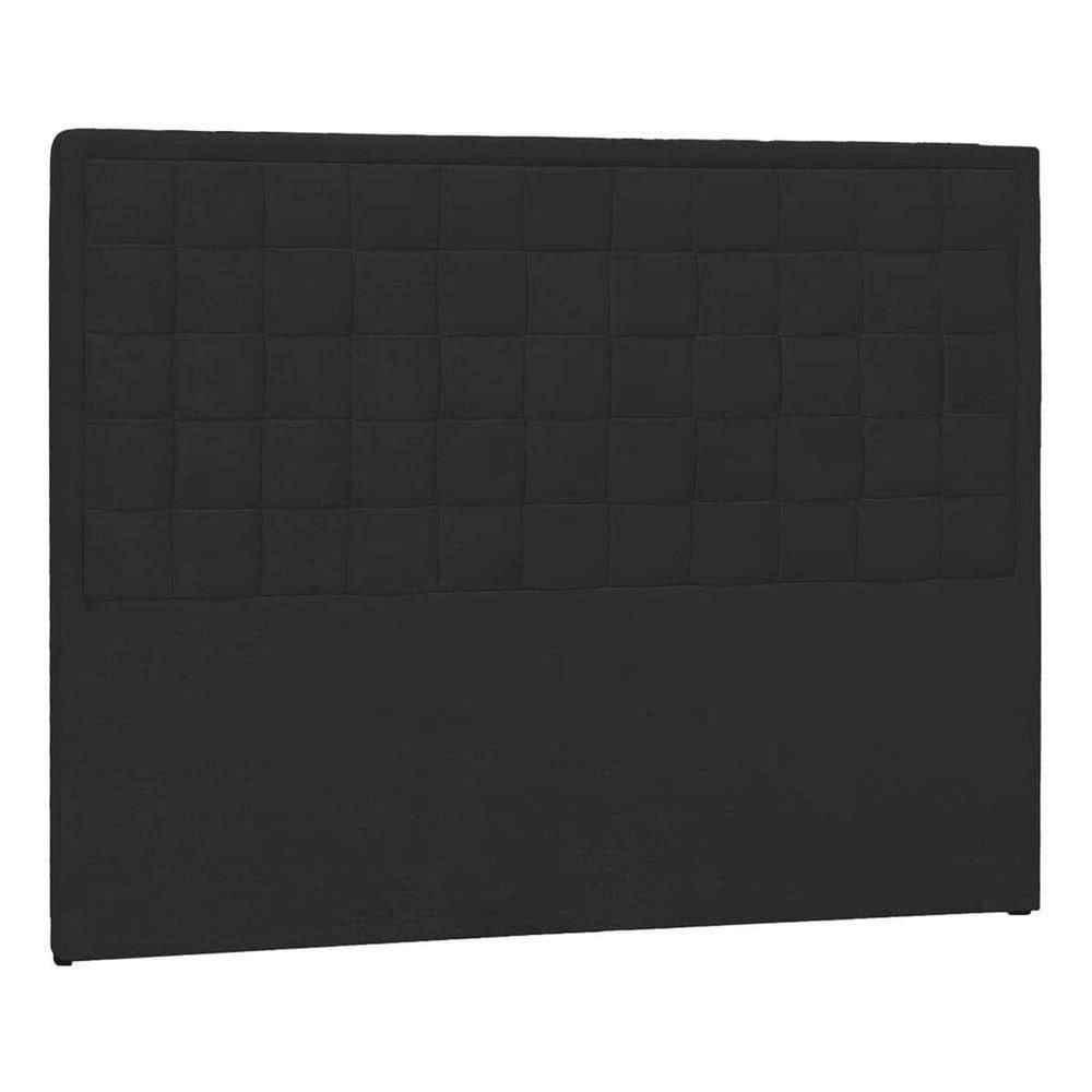 Cabeceira Solteiro Palermo P04 100 Cm Suede Preto