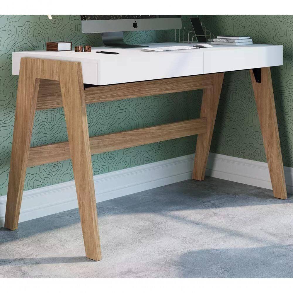 Escrivaninha Para Escritorio 26105 Linha Trend Hanover Off W