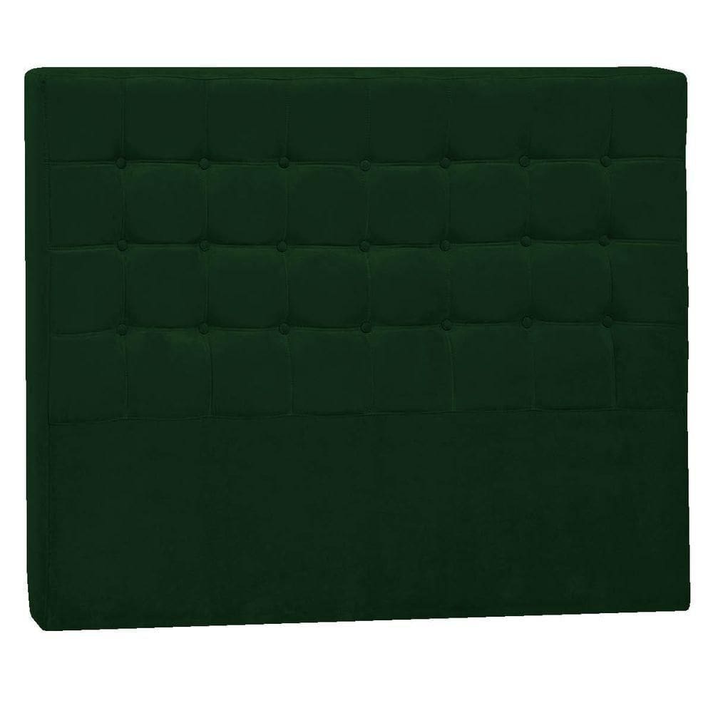 Cabeceira King Pequim P04 195 Cm Suede Verde