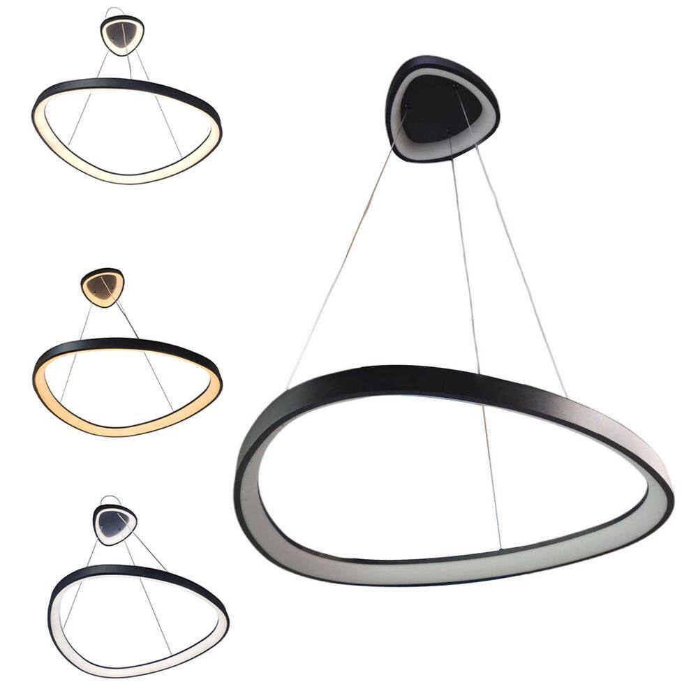 Lustre Luminaria Pendente 3 Tons em 1 Decoraçao Iluminaçao Casa Sala Quarto Loja Empresa