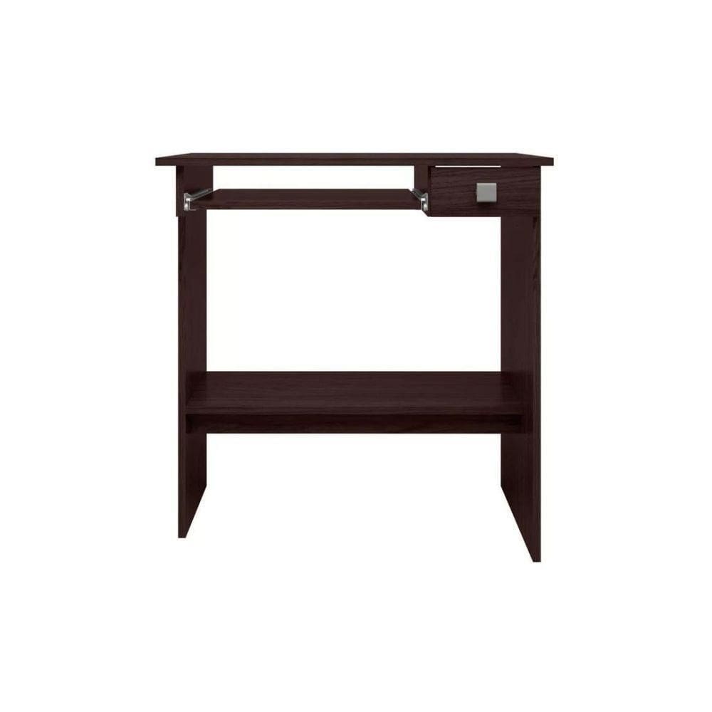 Escrivaninha Mesa Para Computador 1 Gaveta Ajl Castanho