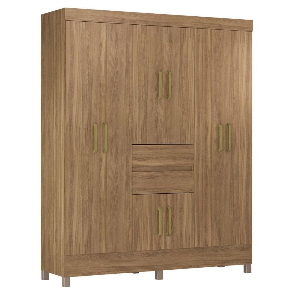 Guarda Roupa Casal 8 Portas 2 Gavetas Amendola Touch