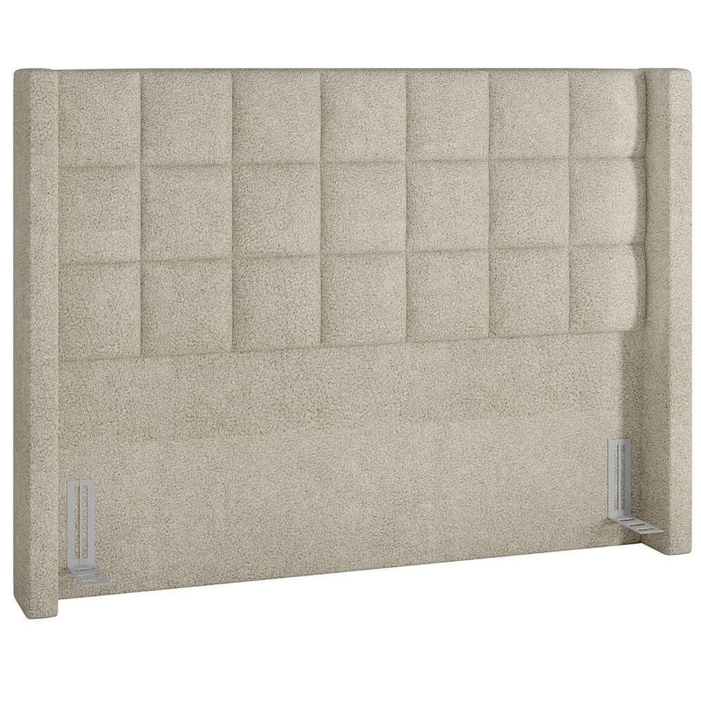 Cabeceira Cama Box Casal 195cm P05 Paris Bouclê Creme