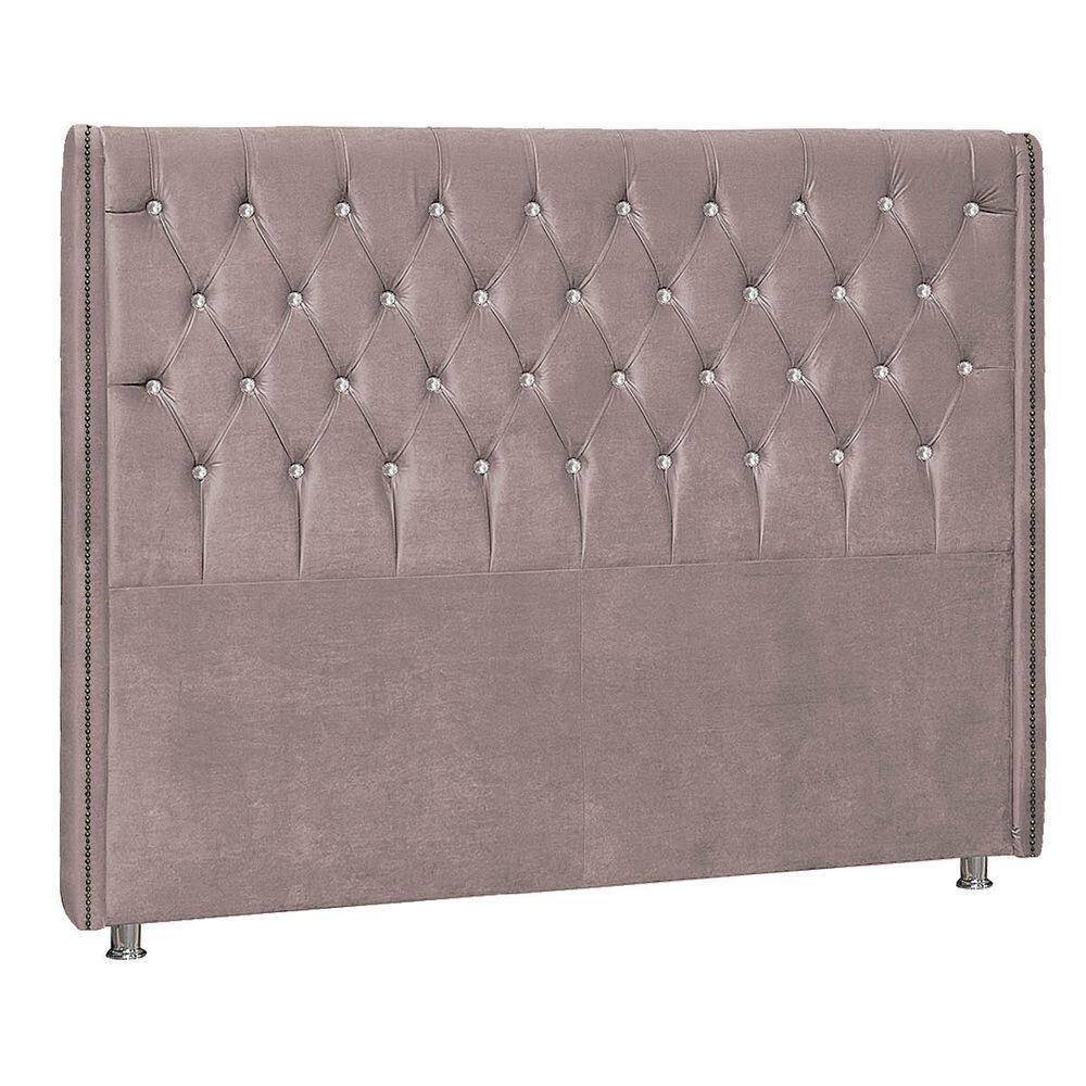 Cabeceira Casal Tóquio P04 140 Cm Suede Rosê