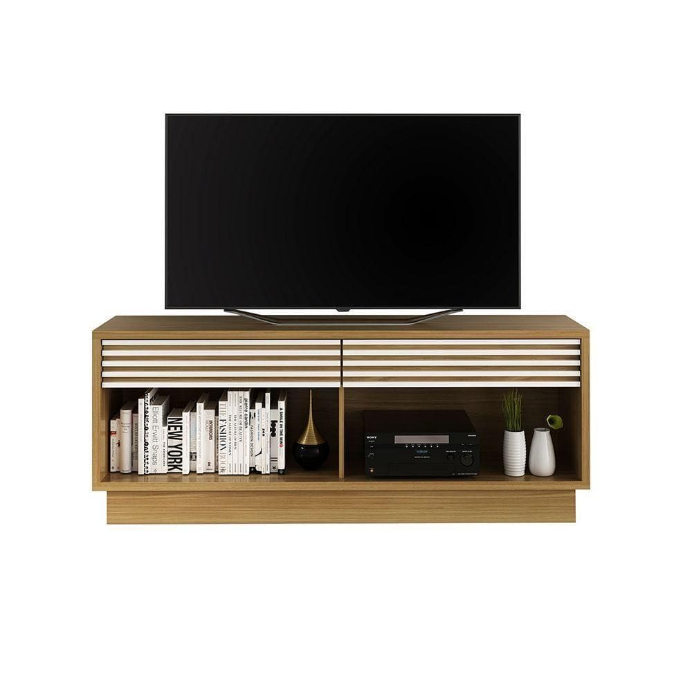 Rack Bancada Para Tv Até 42 Ra2003 Natural/Off White