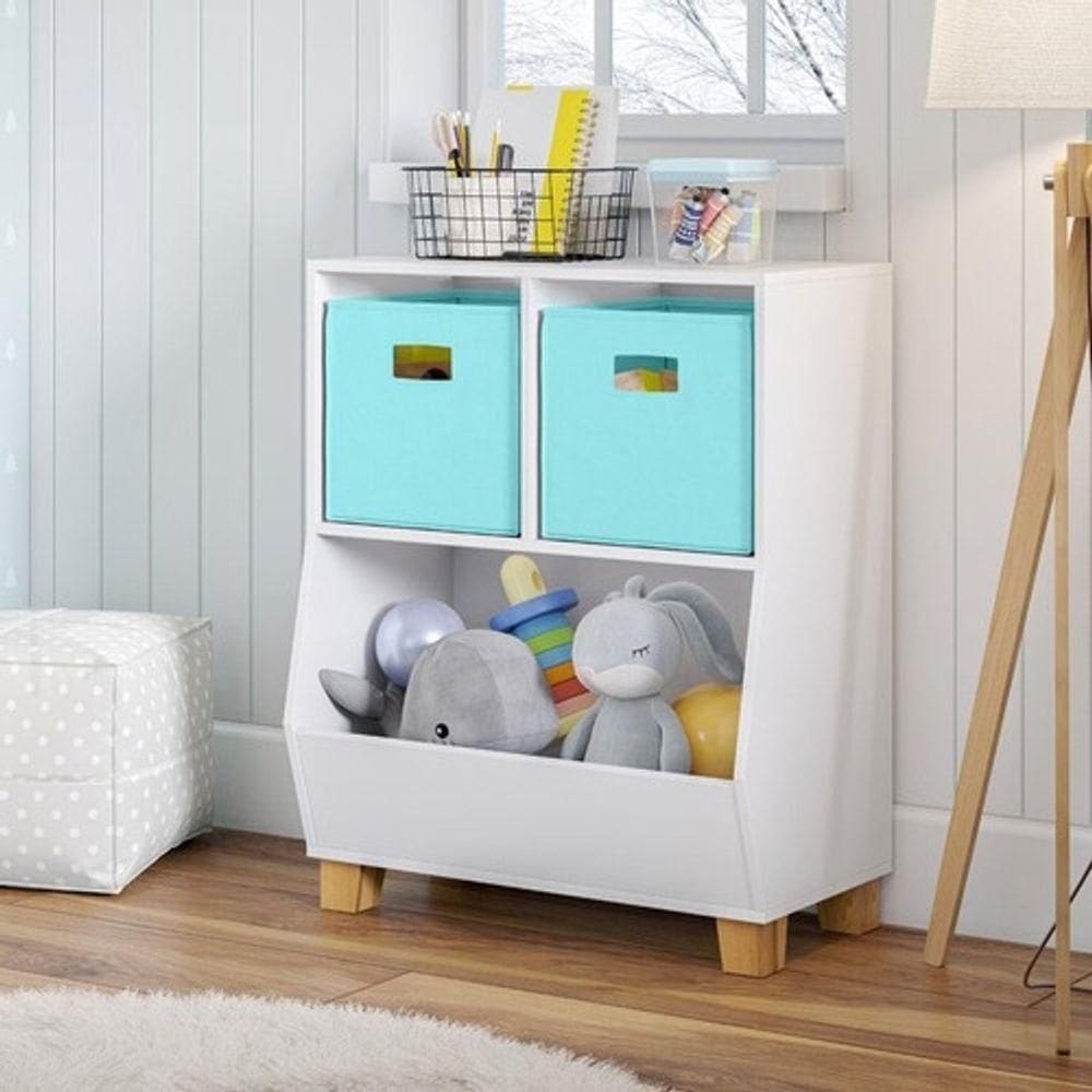 Organizador De Brinquedos Benjamim 100% Mdf Quarto Criança