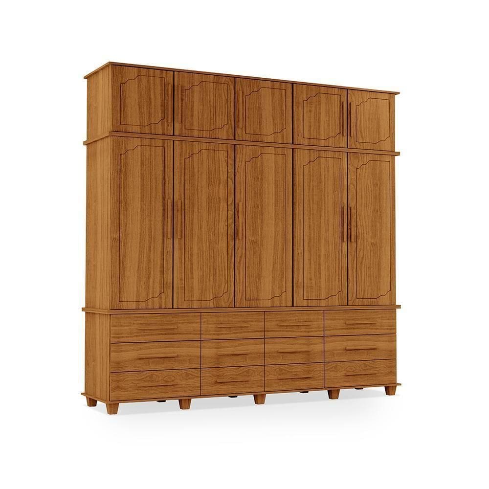 Guarda-roupa Com 5 Portas Nancy Carvalho New