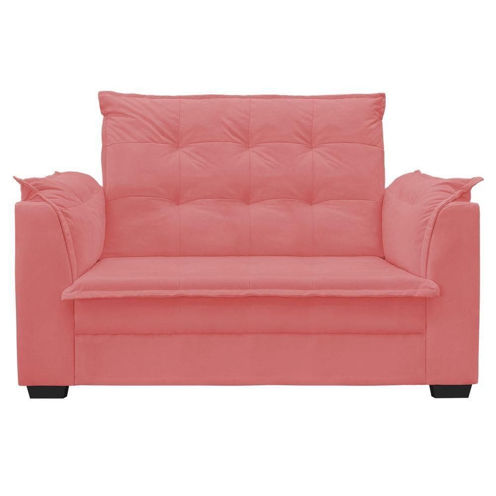 Sofá 2 Lugares Confortável Luxo 1,40m Marrocos Bellamado Rosa