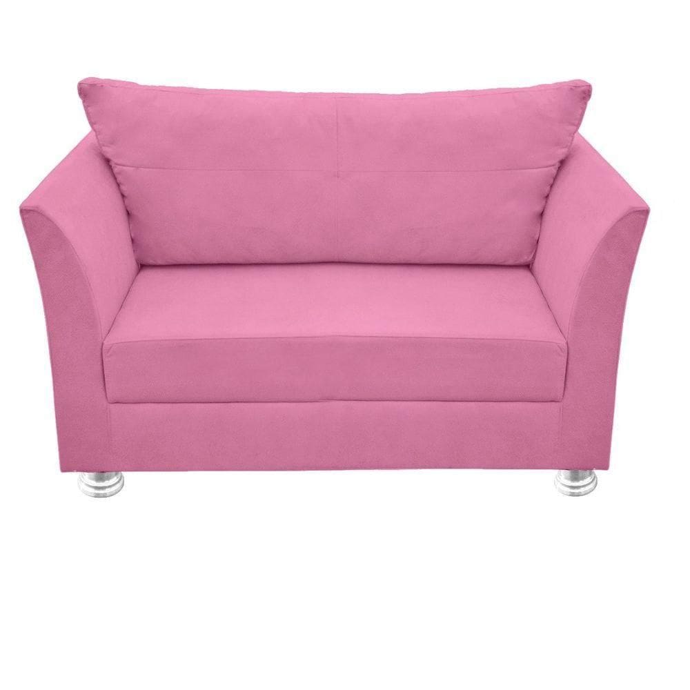 Namoradeira Lisboa 2 Lugares Salão Suede Rose