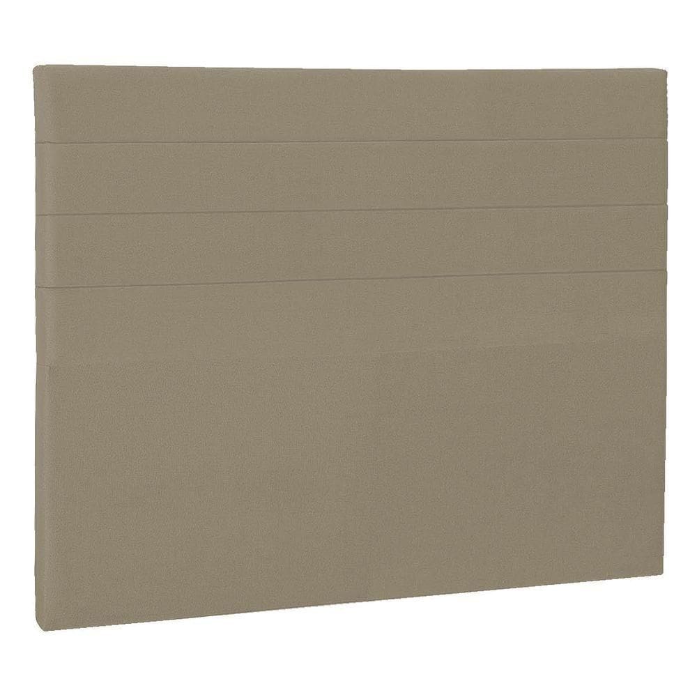 Cabeceira Solteiro Porto P04 90 Cm Suede Bege